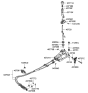 Diagram for Hyundai Santa Fe Shift Knob - 43711-2B200-WK