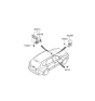 Diagram for Hyundai Body Control Module - 95400-0W210