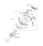 Diagram for 2006 Hyundai Santa Fe Steering Wheel - 56100-0W300-WK