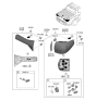 Diagram for Hyundai Tail Light - 92402-K5000