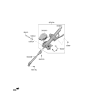 Diagram for 2022 Hyundai Santa Cruz Steering Column - 56310-K5000