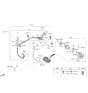 Diagram for Hyundai Santa Cruz A/C Hose - 97777-K5000