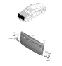 Diagram for 2023 Hyundai Santa Cruz Door Hinge - 72920-K5000