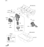 Diagram for 2022 Hyundai Santa Fe Oil Filter - 26310-2S001