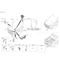 Diagram for 2023 Hyundai Santa Cruz Battery Cable - 91850-K5110