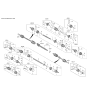 Diagram for 2022 Hyundai Santa Cruz CV Joint Boot - 495L5-P2000