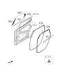 Diagram for 2023 Hyundai Santa Cruz Door Moldings - 83850-K5000