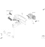 Diagram for Hyundai Santa Cruz A/C Switch - 97250-K5030-RET