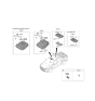 Diagram for 2023 Hyundai Tucson Dome Light - 92800-N9450-NNB