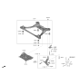 Diagram for 2022 Hyundai Santa Cruz Control Arm Bushing - 54551-L1100