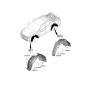 Diagram for Hyundai Wheelhouse - 86811-K5000