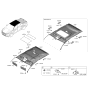 Diagram for 2022 Hyundai Santa Cruz Sun Visor - 85210-CW200-NNB