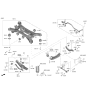 Diagram for Hyundai Santa Cruz Rear Crossmember - 55405-K5000