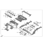 Diagram for 2022 Hyundai Santa Cruz Floor Pan - 65500-K5000