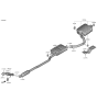 Diagram for Hyundai Santa Cruz Muffler - 28650-K5580