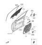 Diagram for 2023 Hyundai Tucson Window Regulator - 82471-CW010