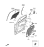 Diagram for 2022 Hyundai Tucson Window Motor - 83460-N9000