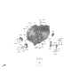 Diagram for 2022 Hyundai Santa Fe Bellhousing - 43115-2N110