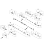 Diagram for Hyundai Tucson CV Joint - 496A3-CW000