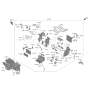 Diagram for 2023 Hyundai Tucson Blend Door Actuator - 97162-C1010