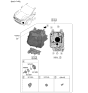 Diagram for Hyundai Santa Cruz Headlight - 92101-K5100