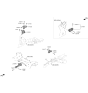Diagram for Hyundai Santa Cruz Engine Mount Torque Strut - 21830-K5400