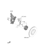 Diagram for 2023 Hyundai Santa Cruz Steering Knuckle - 51710-R5500