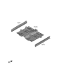 Diagram for 2022 Hyundai Santa Cruz Floor Pan - 65100-K5000