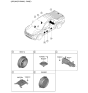 Diagram for 2023 Hyundai Santa Cruz Car Speakers - 96380-K5300