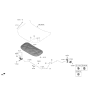 Diagram for 2022 Hyundai Santa Cruz Lift Support - 81170-K5000