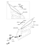 Diagram for Hyundai Santa Cruz Door Check - 76980-K5000