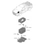 Diagram for 2022 Hyundai Santa Cruz Battery Tray - 37150-K5000