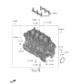 Diagram for 2021 Hyundai Genesis G80 Crankshaft Seal - 21443-2J000