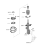 Diagram for 2021 Hyundai Sonata Hybrid Control Arm Bolt - 54645-KL000