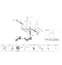 Diagram for 2023 Hyundai Sonata Battery Cable - 91850-L1710