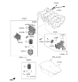 Diagram for 2021 Hyundai Santa Fe Hybrid Oil Pump - 21310-2M800