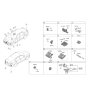 Diagram for Hyundai Sonata Air Bag Control Module - 95910-L1150