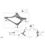 Diagram for 2023 Hyundai Sonata Front Cross-Member - 62405-L1900