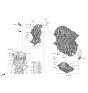 Diagram for 2022 Hyundai Kona Oil Pan - 21510-2M880