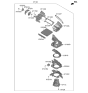 Diagram for 2021 Hyundai Sonata Cabin Air Filter - 97133-L0000