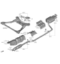 Diagram for 2022 Hyundai Sonata Muffler - 28600-L0800