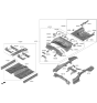 Diagram for 2023 Hyundai Sonata Rear Crossmember - 65630-L1010