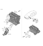 Diagram for 2023 Hyundai Sonata Engine Control Module - 39110-2S037