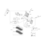 Diagram for 2022 Hyundai Sonata Hybrid Armrest - 89900-L1500-VSG