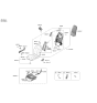 Diagram for Hyundai Sonata Seat Cushion - 88200-L1750-VSA