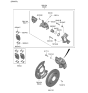 Diagram for 2023 Hyundai Sonata Brake Dust Shield - 58243-L1000