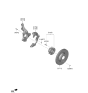 Diagram for 2021 Hyundai Sonata Steering Knuckle - 51710-L0500