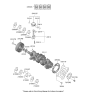 Diagram for 2022 Hyundai Tucson Crankshaft - 23111-2S010