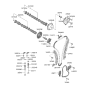 Diagram for Hyundai Kona Timing Chain Guide - 24431-2M011