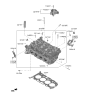 Diagram for 2022 Hyundai Tucson Cylinder Head - 5X11M-2SA01